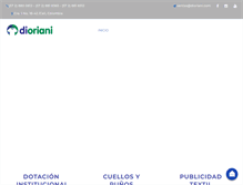Tablet Screenshot of dioriani.com